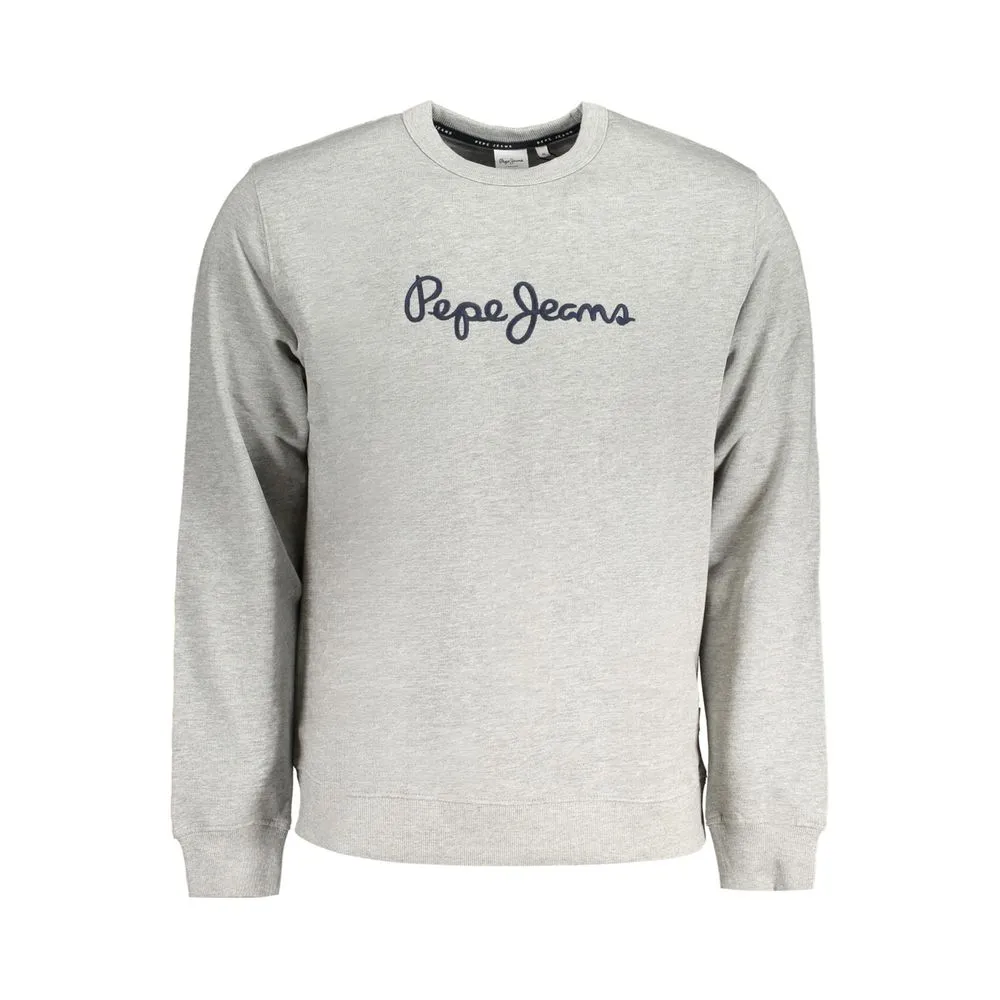 Pepe Jeans Gray Cotton Sweater