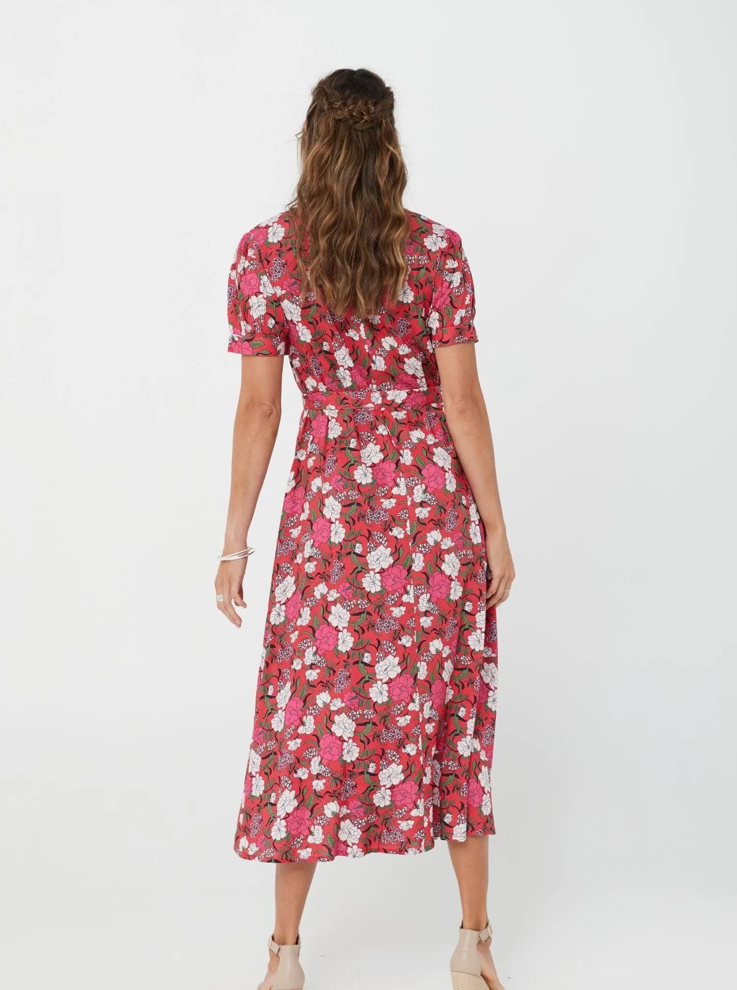 Pink Floral/Viscose - Gabrielle Dress