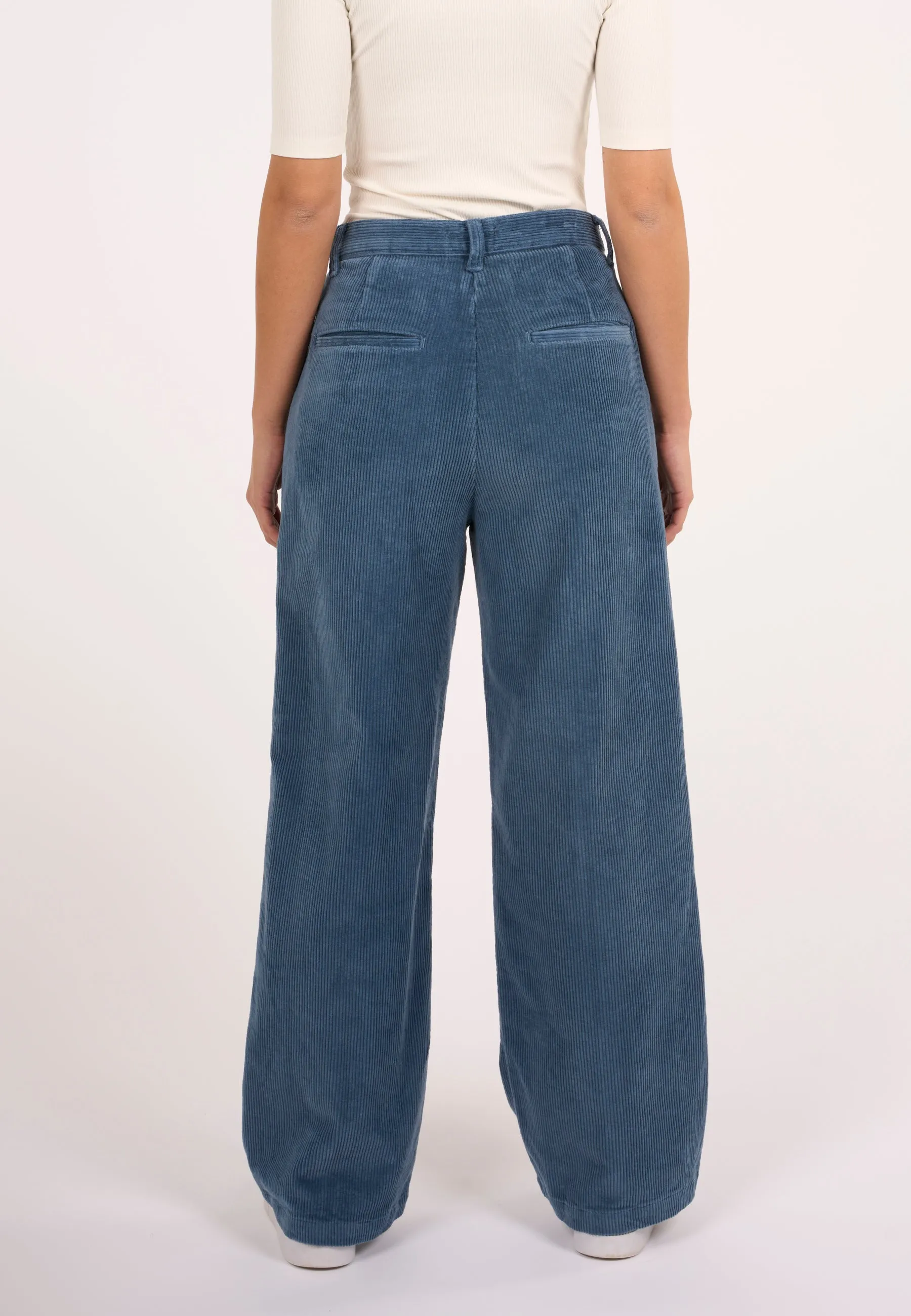 POSEY loose corduroy pant - China Blue