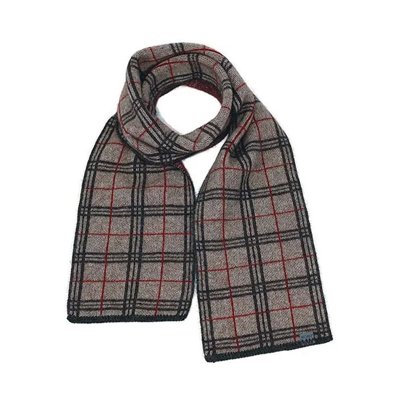 Premium Possum and Merino Wool-Tartan Scarf