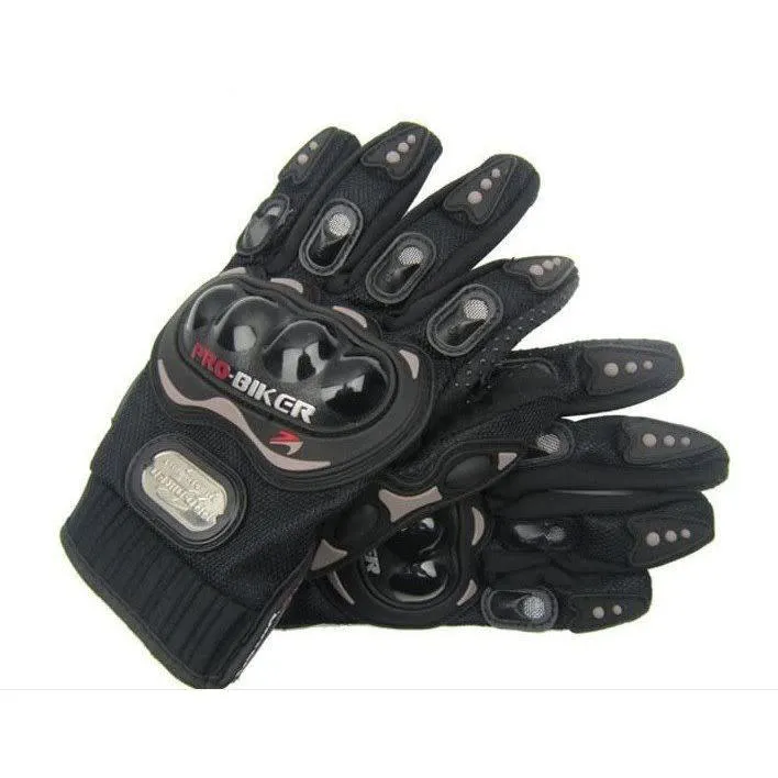 Pro-Biker Motorcycle Bike Racing Riding Gloves Set of 2 Pc