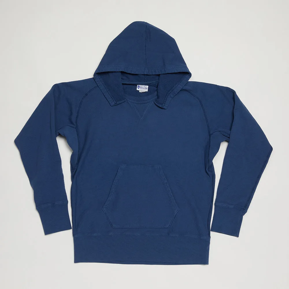 Pull-over Hooded Sweatshirt (Navy)