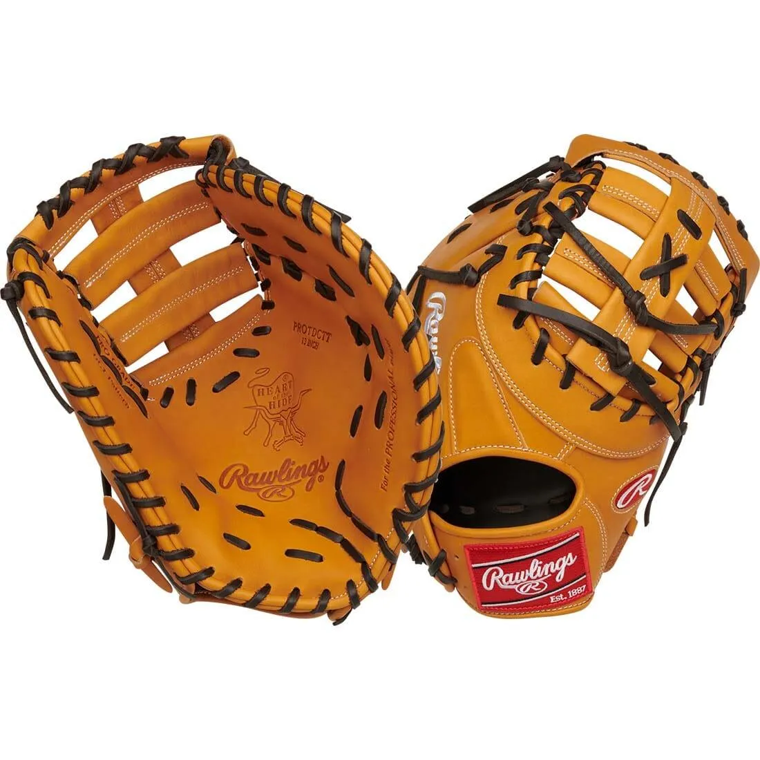 Rawlings Heart of the Hide Traditional Series 13" Baseball First Base Mitt: RPROTDCTT