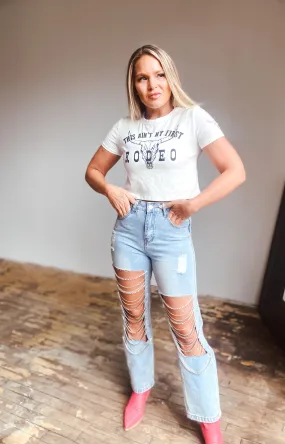 Rhinestone Rodeo Denim Jeans