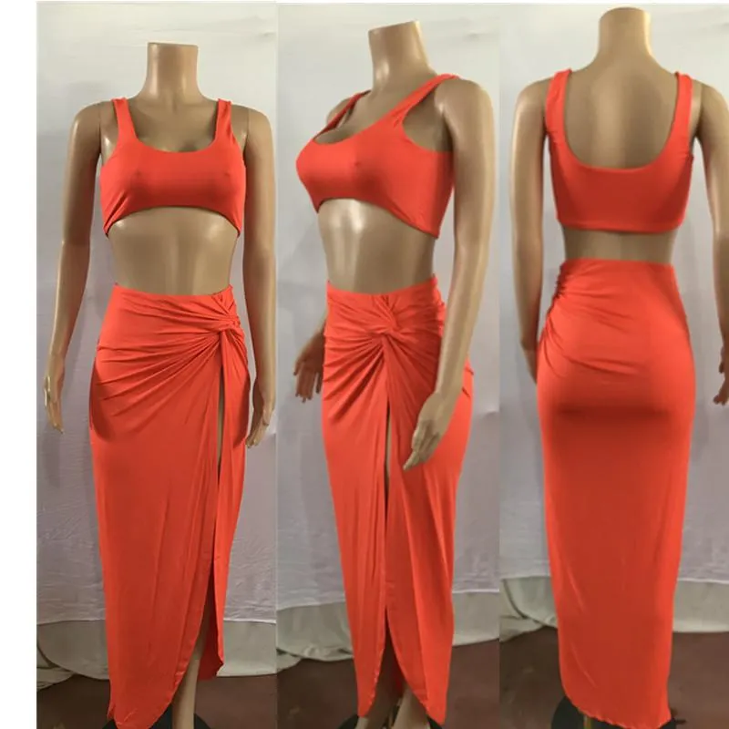 Sexy Women Strapless 2 Pieces Dresses