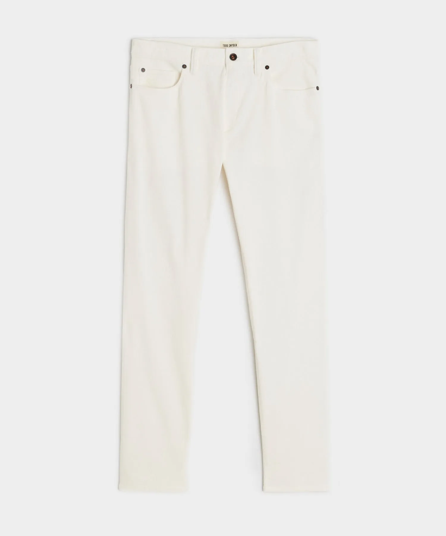 Slim Fit 5-Pocket Corduroy Pant in Bisque