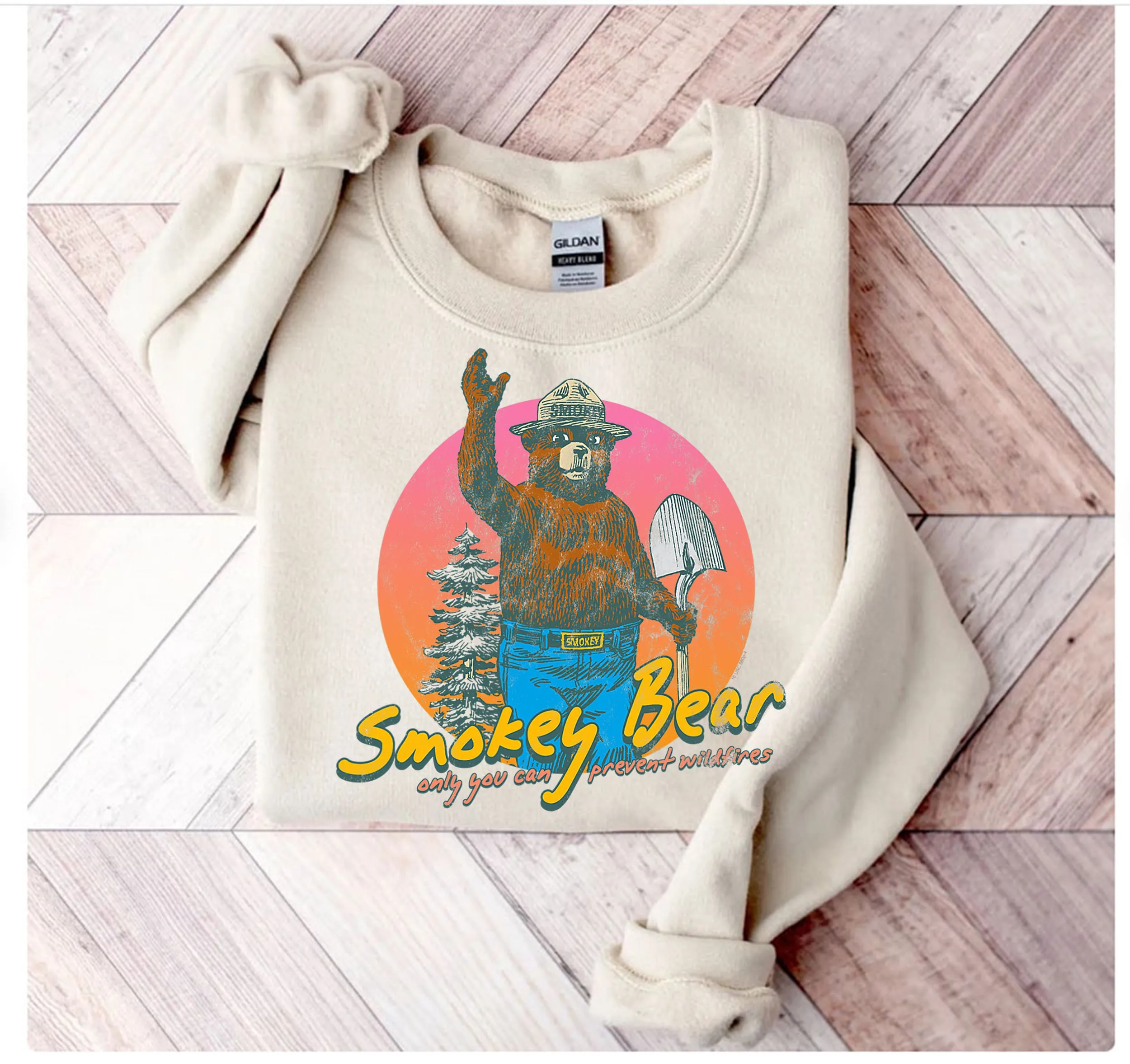 Smoke Bear Vintage Sweatshirt