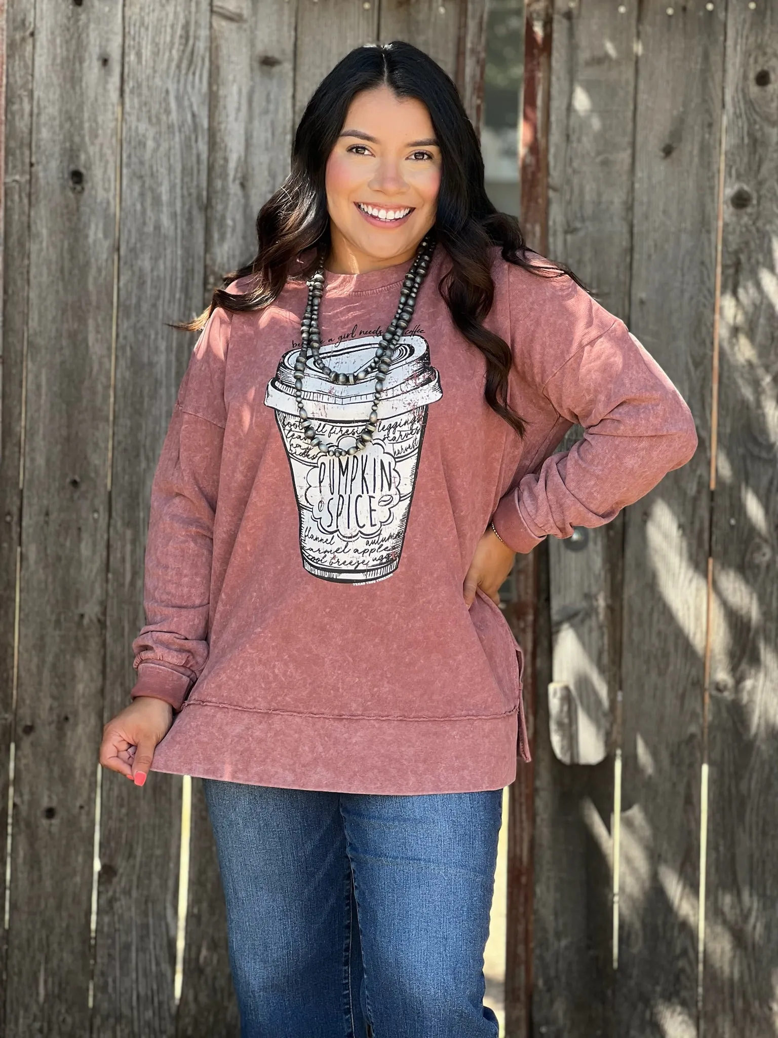 Spiced Pumpkin Sweatshirt by Texas True Threads