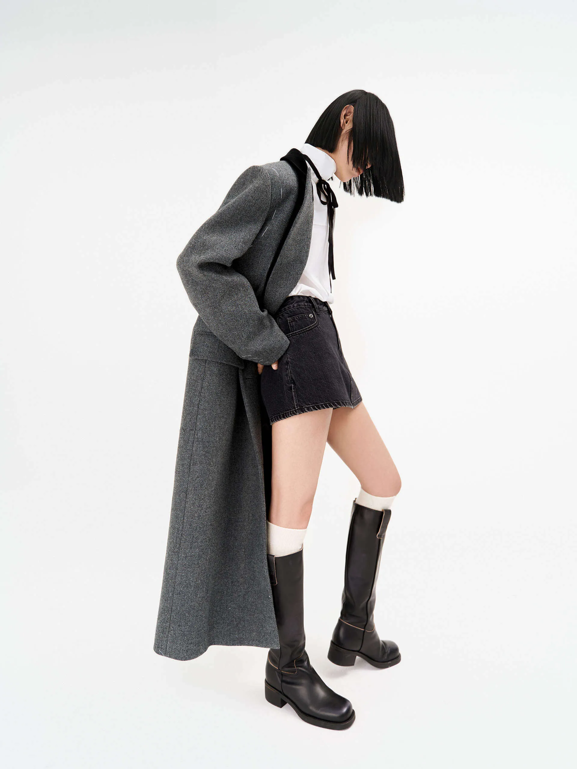 Straight Cut Wool Overcoat