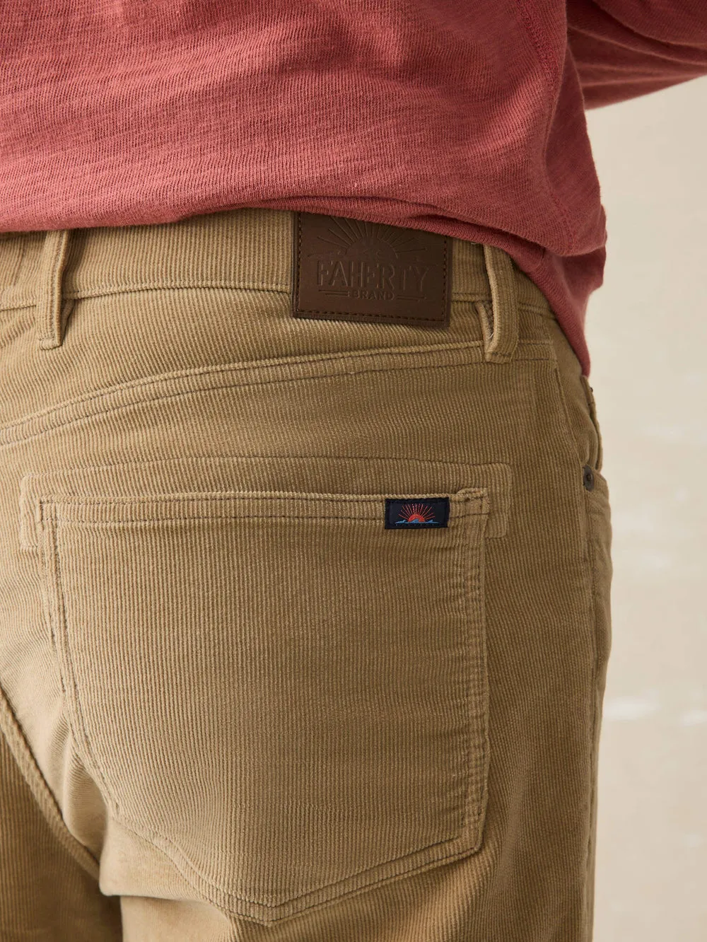 Stretch Terry Corduroy 5 Pocket Pant