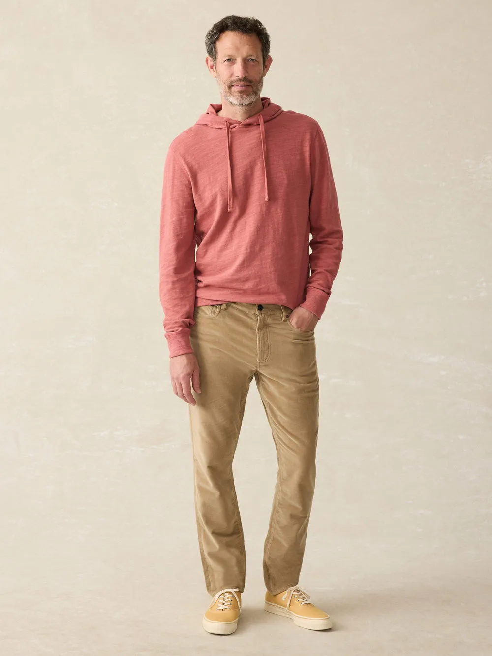 Stretch Terry Corduroy 5 Pocket Pant