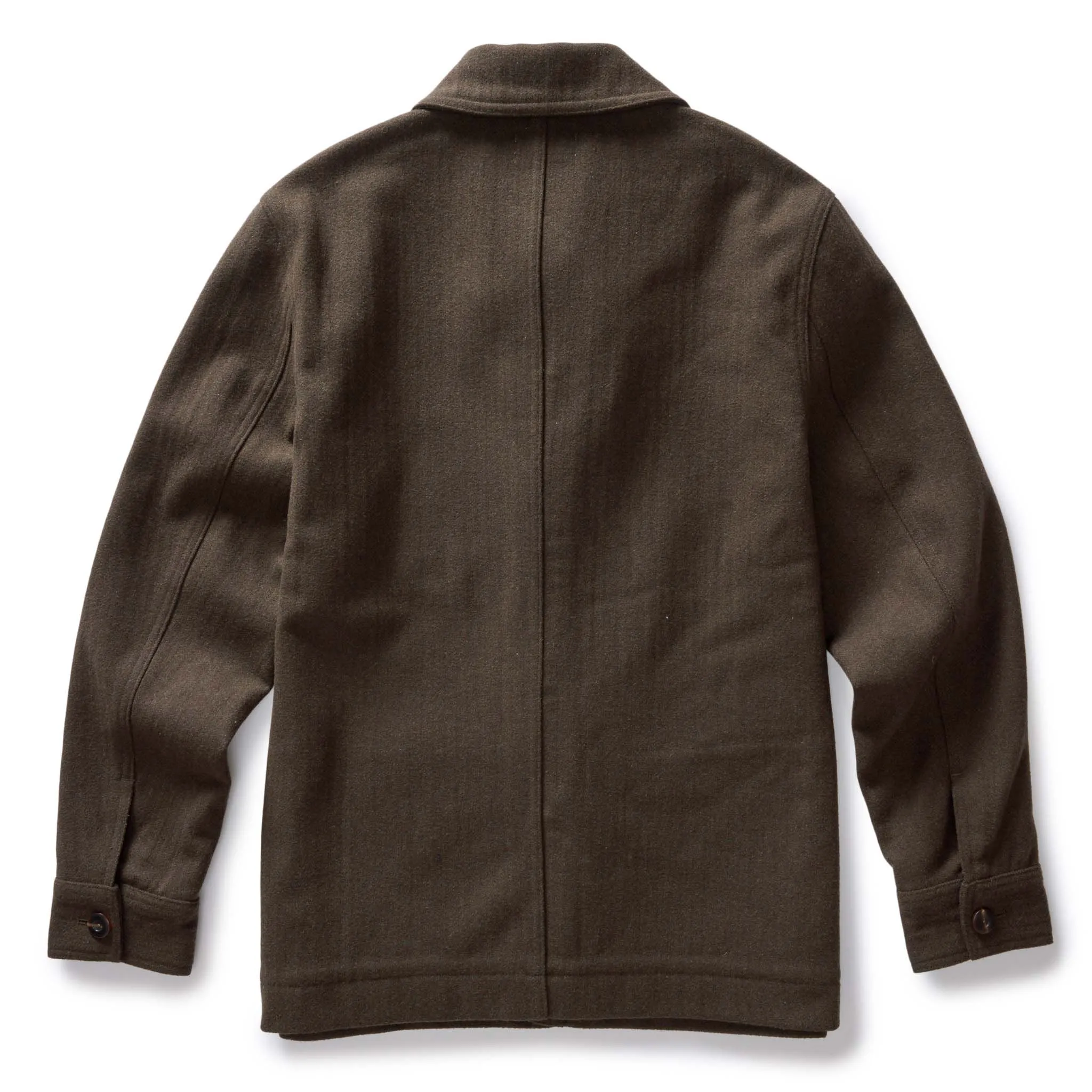 The Ojai Jacket in Army Herringbone Wool