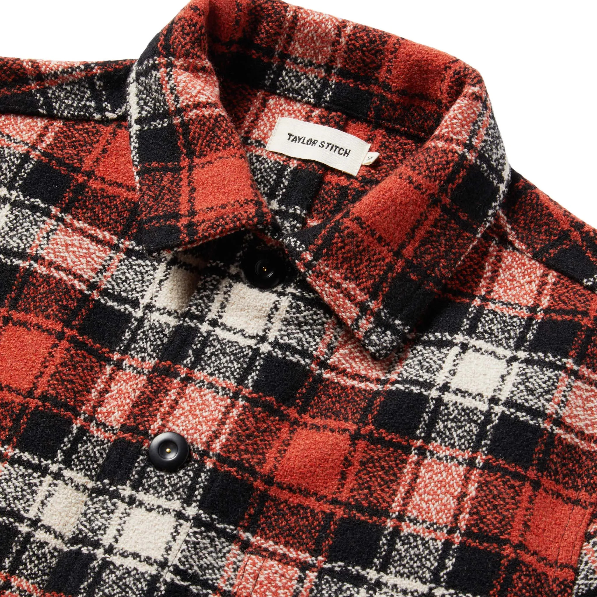 The Ojai Jacket in Garnet Plaid Wool