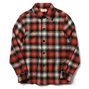 The Ojai Jacket in Garnet Plaid Wool