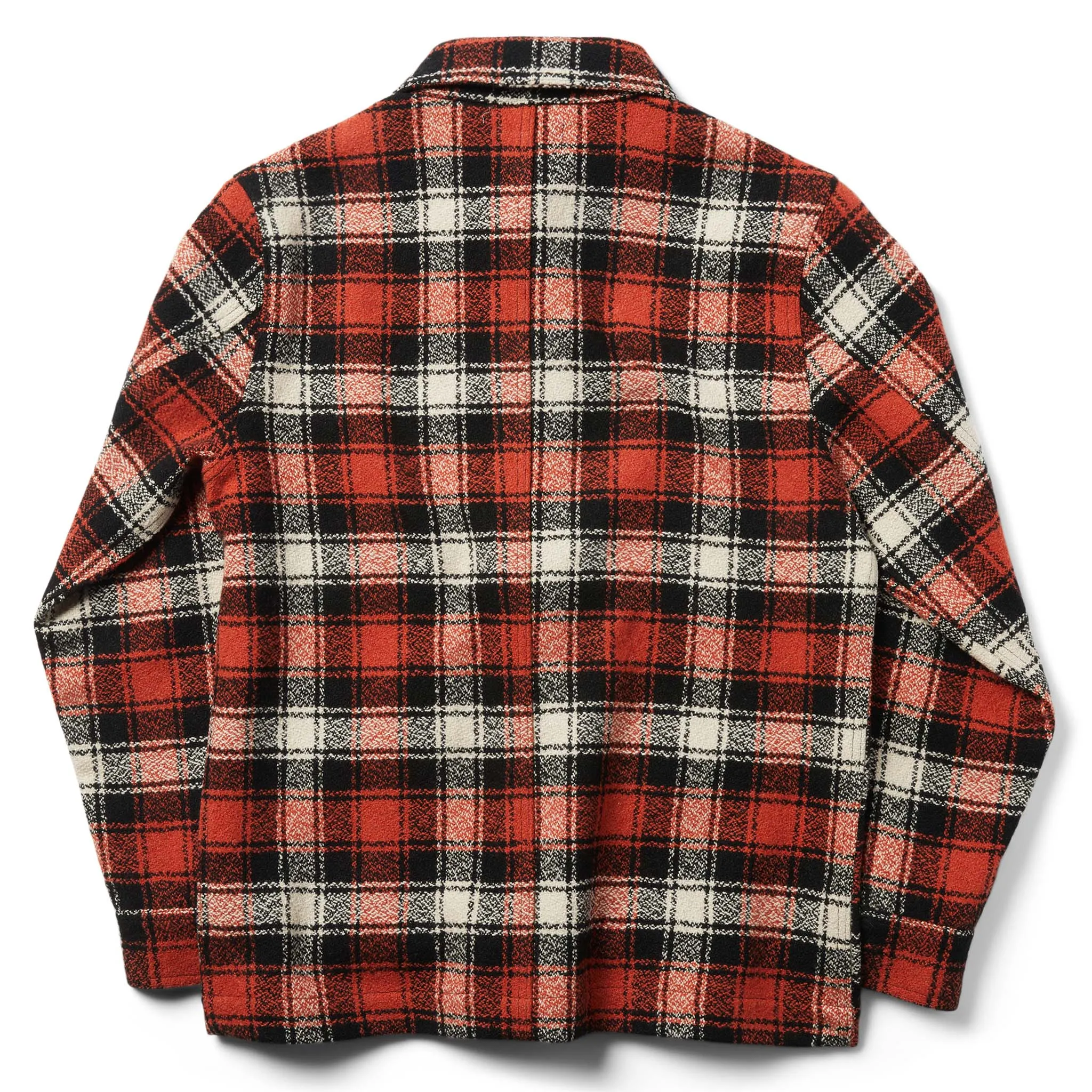 The Ojai Jacket in Garnet Plaid Wool