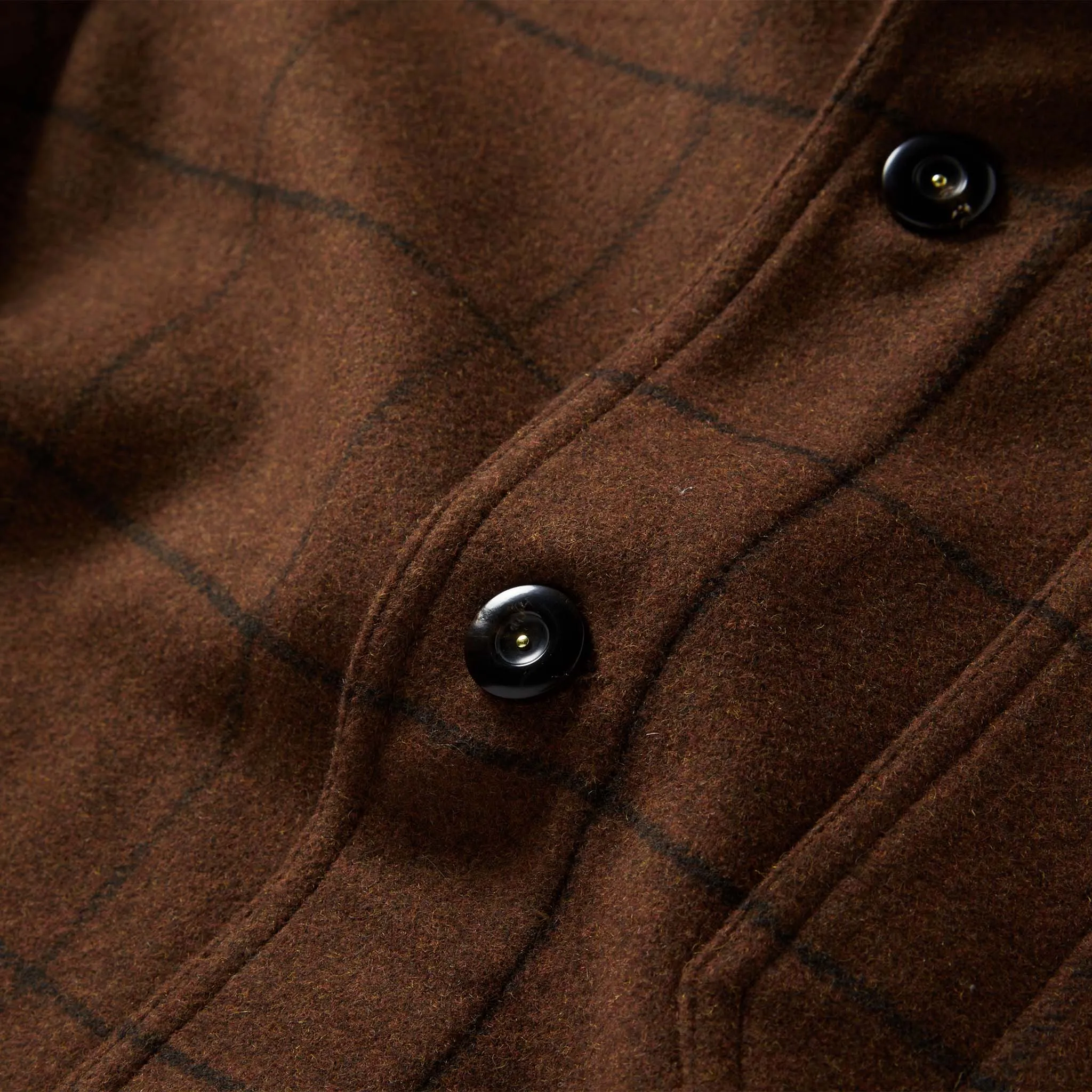 The Ojai Jacket in Ginger Check Wool