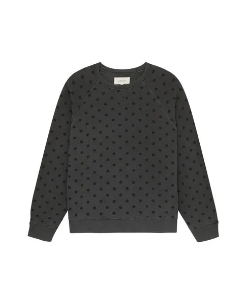 The Slouchy Sweatshirt, Black Dot