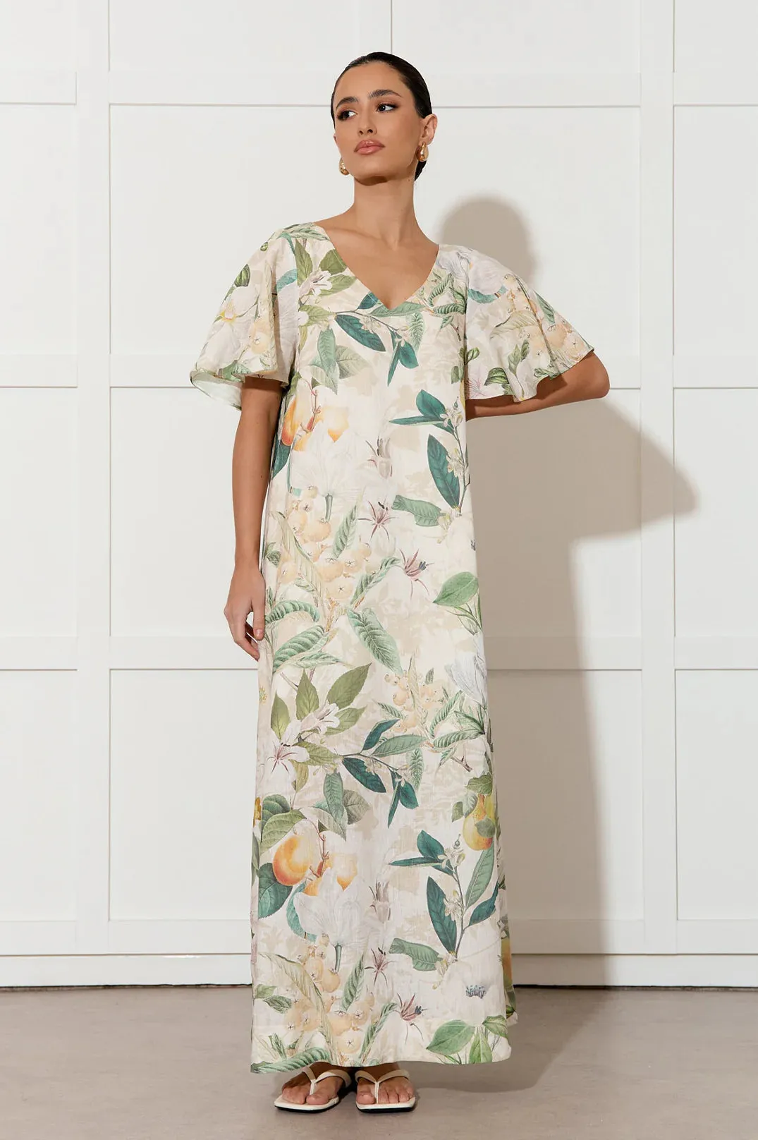 Theo Adelaide Print Maxi Dress