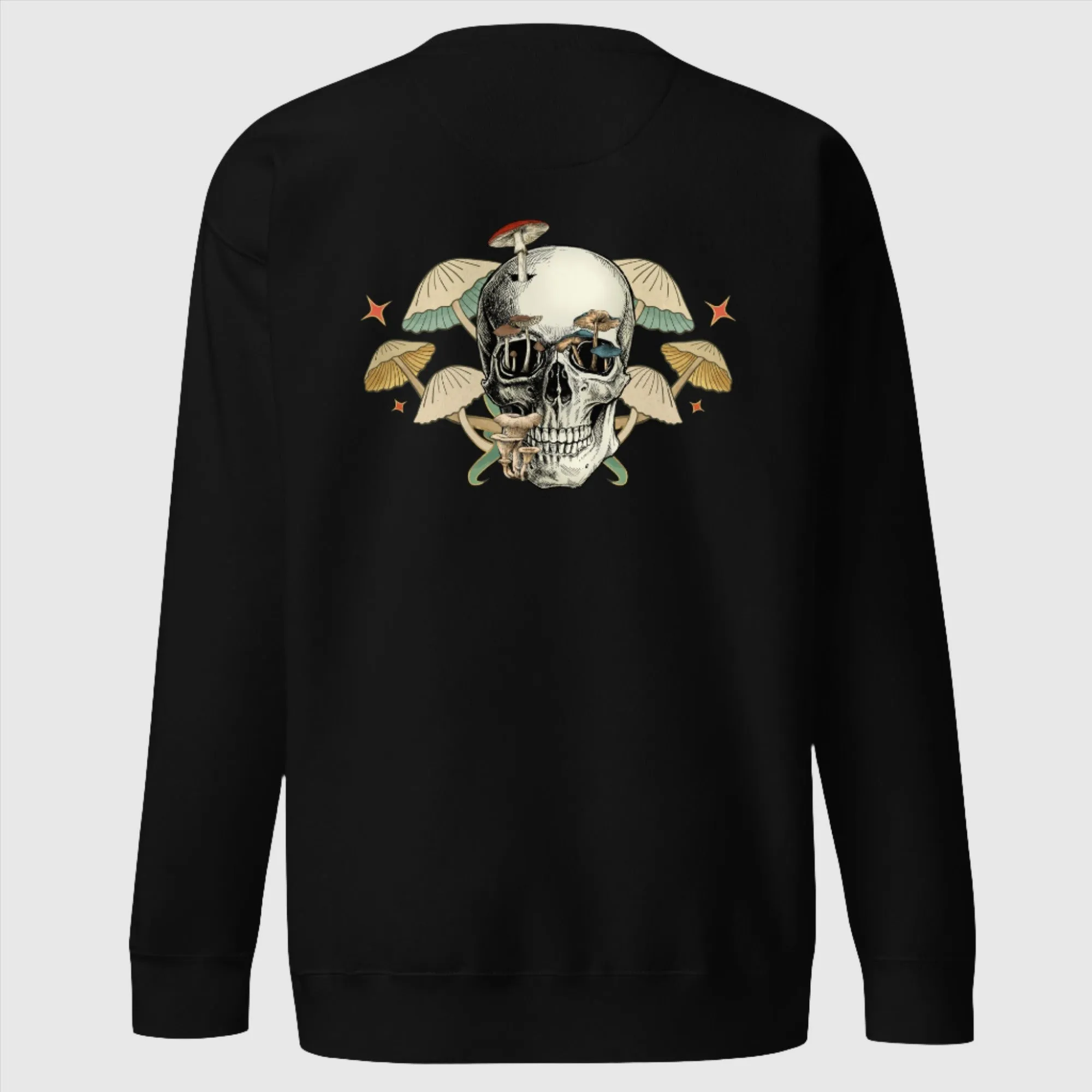 Unisex Skull Mushroom Premium Sweatshirt