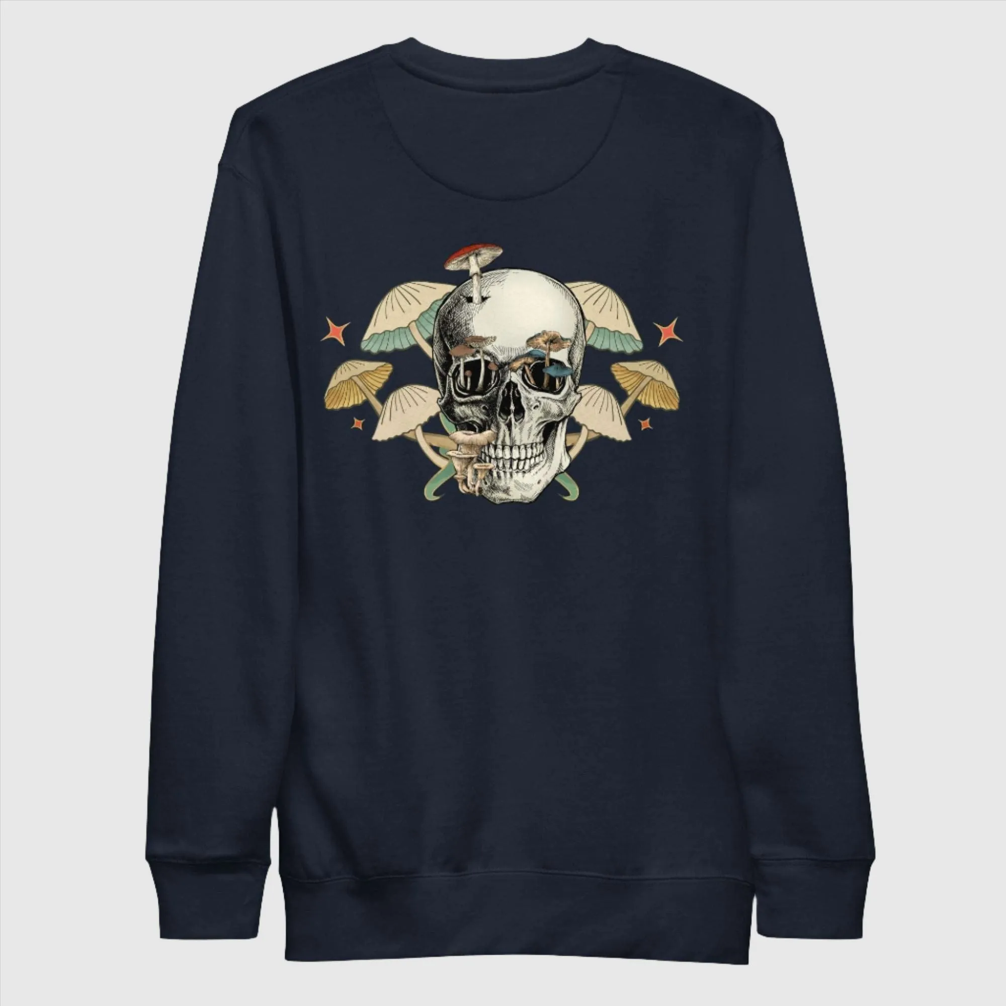 Unisex Skull Mushroom Premium Sweatshirt