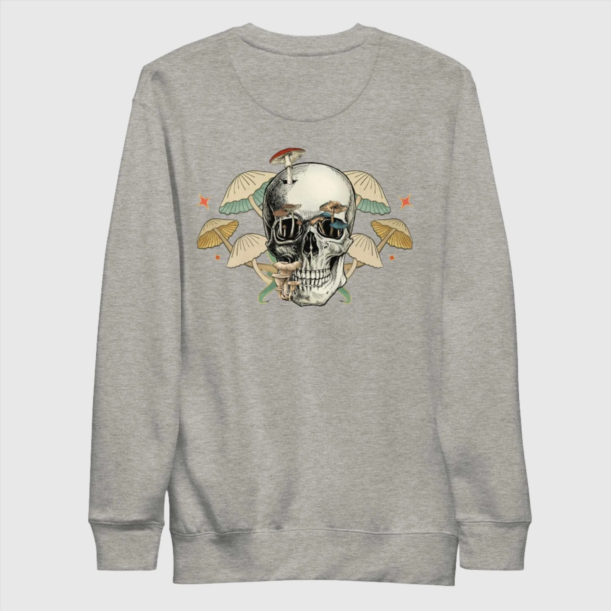 Unisex Skull Mushroom Premium Sweatshirt