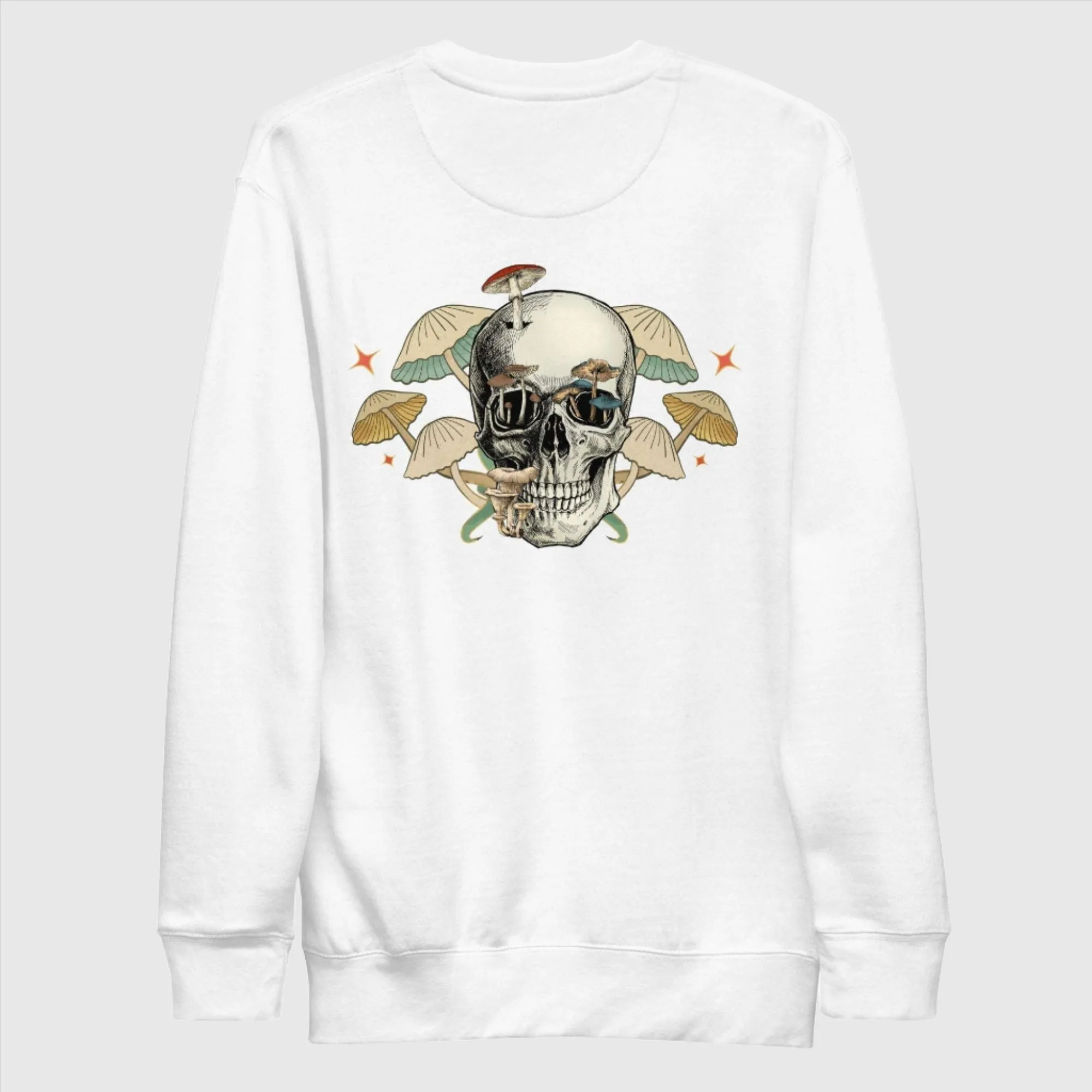 Unisex Skull Mushroom Premium Sweatshirt