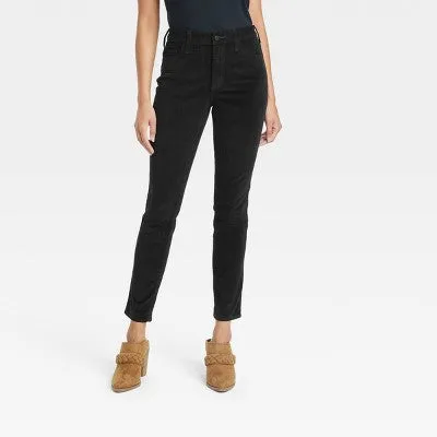 Universal Thread Women's High-Rise Skinny Jeans Cropped Corduroy Pants