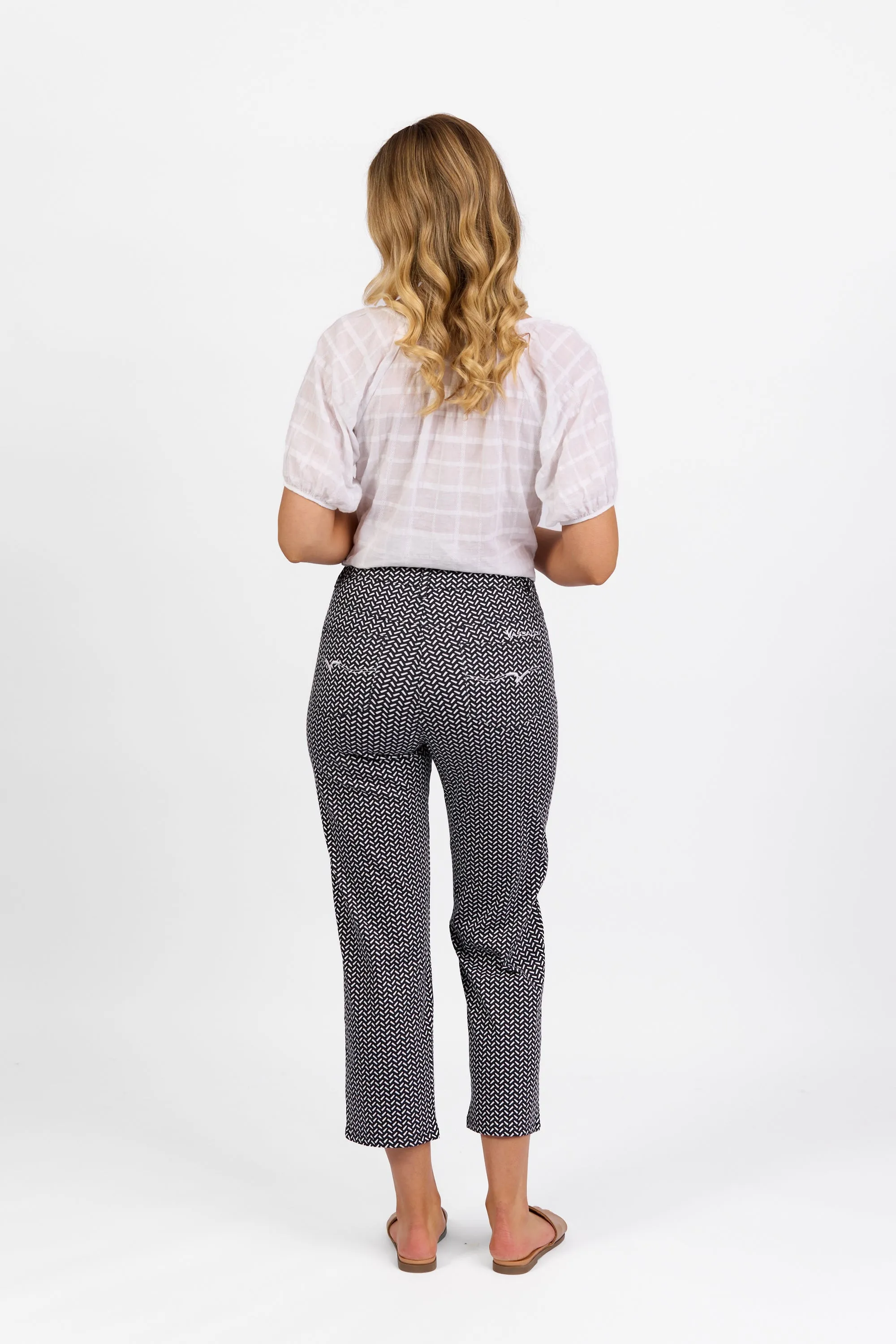 Vassalli Lightweight 7/8 Pants with fly - Nori