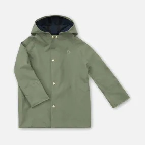 Waterproof Midi Raincoat - Balsam