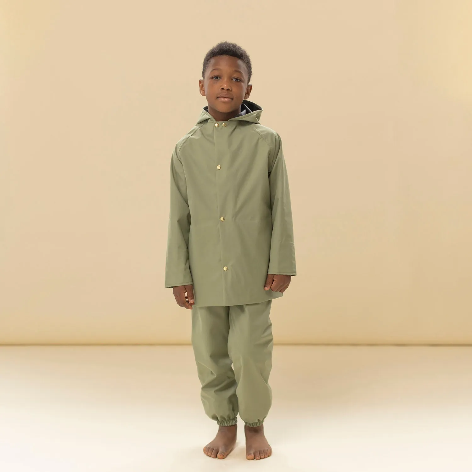 Waterproof Midi Raincoat - Balsam