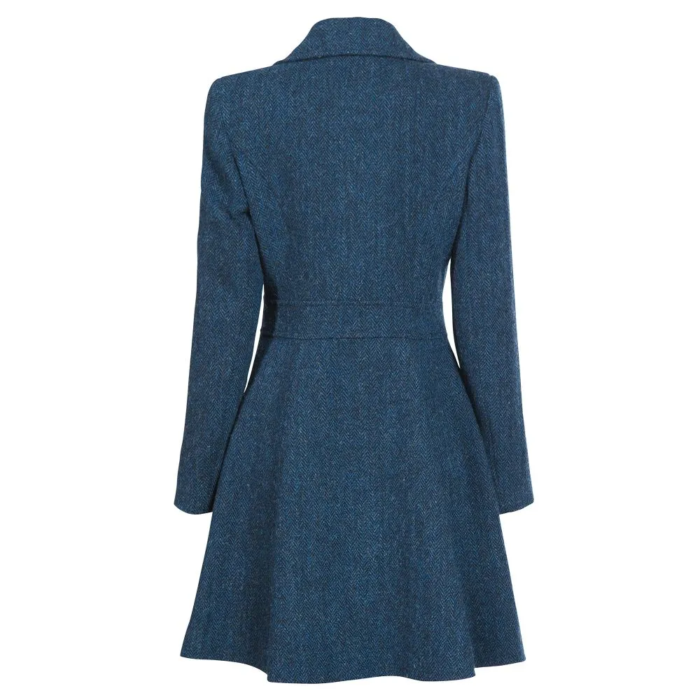 Women's Harris Tweed Coat- Bridget - CLEARANCE