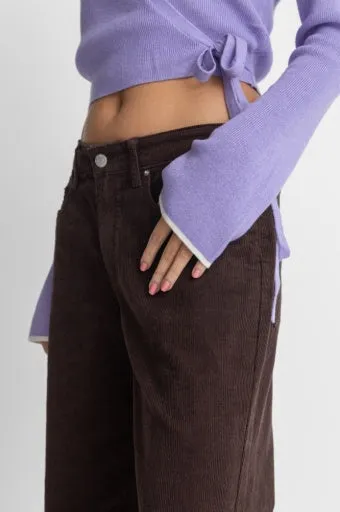 Women's Lula Low Rise Pant - Chocolate