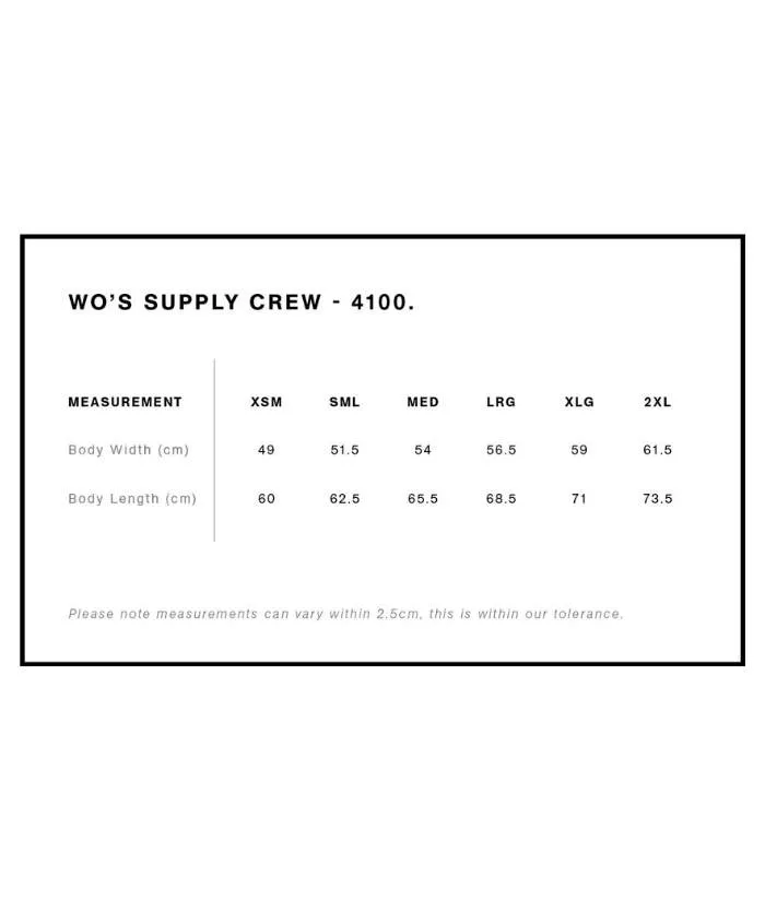 Womens Supply Crew