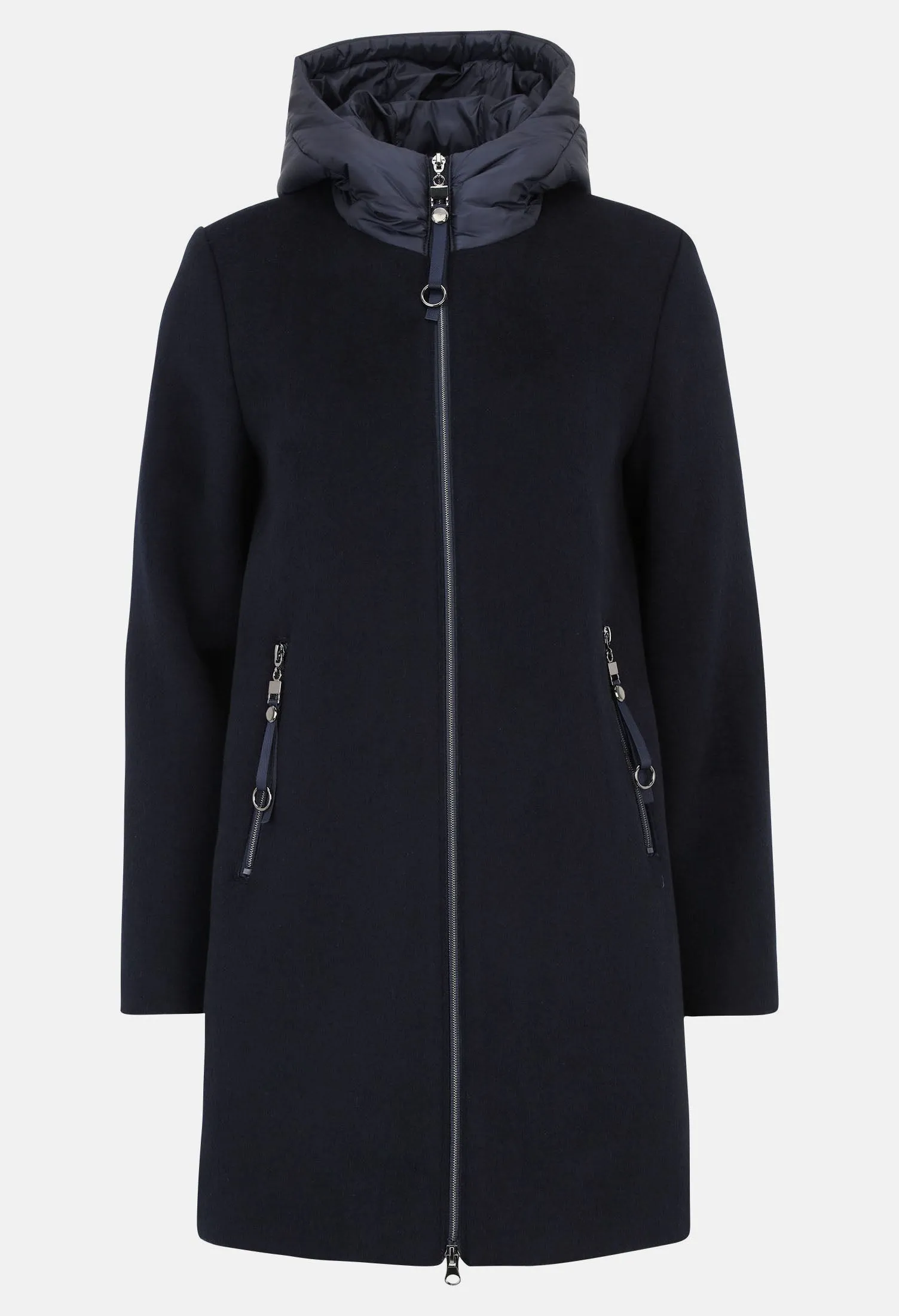 Wool Hooded Coat