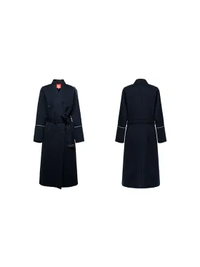 YAYING Navy Ngari Cashmere Coat