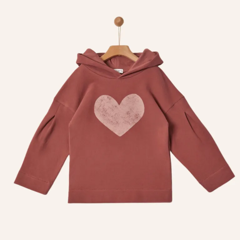 YELL-OH MARSALA COTTON SWEATSHIRT