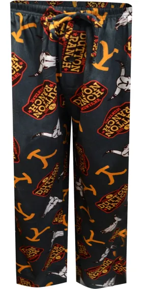 Yellowstone Dutton Ranch Silky Fleece Lounge Pants