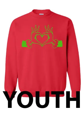 YOUTH PUFF Mean Love Crewneck Sweatshirt